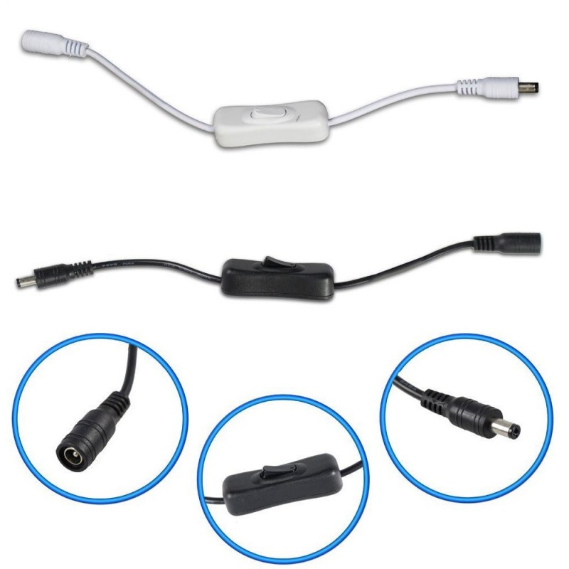 Interruttore On Off per strip led connettore 12v pulsante striscia led