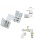5 Clip da 8mm a 2pin angolare connettore per striscia led strip monocolore accessori