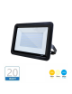 Faro esterno ip65 20W led smd faretto slim bianco con valvola fuga condensa