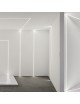 Profilo alluminio opaco 2mt incasso scomparsa cartongesso per strip striscia led
