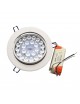 Faro faretto led incasso bianco 24w ip20 orientabile rotondo luce fredda 6500k