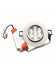 Faro faretto led incasso bianco 7w ip20 orientabile rotondo luce fredda naturale