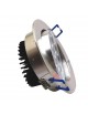 Faro faretto led incasso alluminio 12w ip20 orientabile rotondo 3000k/4000k/6500k