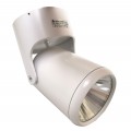 Faretto orientabile track spotlight 15w bianco supporto superficie muro soffitto