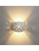 Applique parete gesso doppia emissione luce led G9 verniciabile lampada moderna