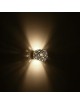 Applique parete gesso doppia emissione luce led G9 verniciabile lampada moderna