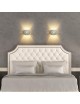 Applique parete gesso doppia emissione luce led G9 verniciabile lampada moderna