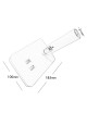 Applique LED 6W 2 in 1 lampada parete luce lettura orientabile comodino letto
