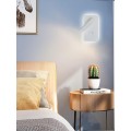 Applique LED 6W 2 in 1 lampada parete luce lettura orientabile comodino letto