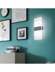 Applique da Parete LED 10W Rettangolare Lampada da Muro Moderna per Interni Luce Calda Naturale Fredda