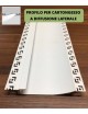 Profilo per cartongesso luce soffusa emissione laterale