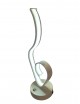 Lampada scrivania led 10w lume tavolo bianco moderno cuore onda luce comodino