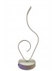 Lampada scrivania led 10w lume tavolo bianco moderno cuore onda luce comodino