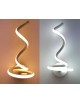 Applique parete spirale LED 20W moderna bianco lampada muro camera luce naturale