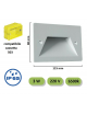 Segnapasso led incasso 3W per cassetta scatola 503 220V applique luce per esterno lampada parete