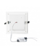 Pannello led quadrato slim vetro 6w faretto incasso completo driver Downlight