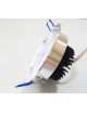 Faro faretto led da incasso alluminio 9w ip20 orientabile rotondo luce fredda bianca 6500k