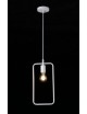 Lampadario sospeso E27 geometrico moderno nero triangolo rettangolo cerchio asterisco