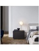 Applique parete ramo con sfera E27 oro argento lucido lampada muro moderno minimal led