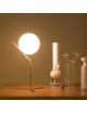 Applique parete ramo con sfera E27 oro argento lucido lampada muro moderno minimal led