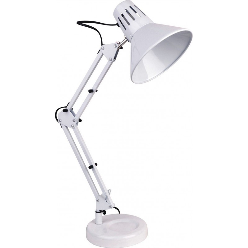 Lampada da scrivania E27 braccio snodabile luce da tavolo base morsetto incluso