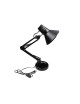 Lampada da scrivania E27 braccio snodabile luce da tavolo base morsetto incluso