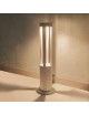 Lampione da giardino led 12w lampada per esterno lampioncino moderno bianco IP65