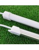 Striscia 144 LED rigida barra copertura opaco profilo alluminio 1 mt 12V bianco caldo naturale