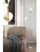 Lampada da terra luce led E27 piantana design moderna bianco nero argento per camera salotto