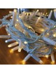 Tenda luminosa catena luci per natale feste natalizie addobbo esterno impermeabile IP44 professionale