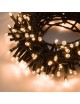 Catena di luci Natale 500 led serie luminosa natalizie per esterno interno albero feste cavo verde decorativa