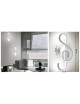Applique led 15w chiave di violino lampada da parete nota musicale bianco stile moderno luce fredda naturale calda
