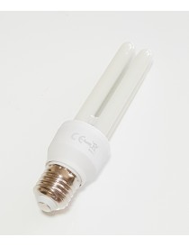 Lampadina led E27 11w 2U tubolare opaca luce calda 3000k naturale 4000k fredda bianca 6500k