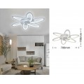 Lampadario plafoniera a led 59w fiore lampada da soffitto bianco design moderno luce fredda naturale