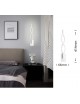 Applique da parete led 9w lampada muro spirale intrecciato bianco design moderno luce fredda naturale calda
