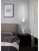 Applique da parete led 9w lampada muro spirale intrecciato bianco design moderno luce fredda naturale calda