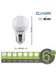 Lampadina led globo G45 E27 6w attacco grande sfera bianco basso consumo luce fredda naturale calda