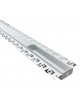 Profilo alluminio opaco 2mt incasso scomparsa cartongesso per strip striscia led