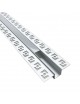 Profilo alluminio opaco 2mt incasso scomparsa cartongesso per strip striscia led