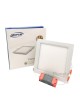 Pannello led quadrato 18W da incasso 21x21 lampada soffitto slim luce bianco naturale calda