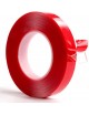 Nastro biadesivo 5 m 10mm per strip striscia led extra forte resistente al calore trasparente
