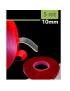 Nastro biadesivo 5 m 10mm per strip striscia led extra forte resistente al calore trasparente
