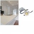 Punto luce led cob 1w bianco tondo segnapasso mini faretto da incasso con driver lampadina 220V