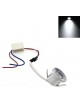 Punto luce segnapasso mini faretto luce led bianco 1 watt incasso metallo