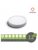 Plafoniera led 12w tondo faretto da soffitto pannello a parete luce naturale 4000k