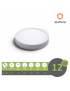 Plafoniera led 12w tondo faretto da soffitto pannello a parete luce naturale 4000k