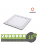 Pannello led quadrato 18W da incasso 21x21 lampada soffitto slim luce bianco naturale calda