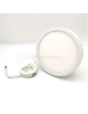 Plafoniera led 12w tondo faretto da soffitto pannello a parete luce naturale 4000k