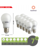 X10 lampadina led E27 bulbo A55 7W luce bianca naturale calda Mapam