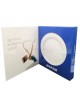 Pannello led rotondo 12W da incasso lampada faretto tondo da soffitto slim luce calda naturale